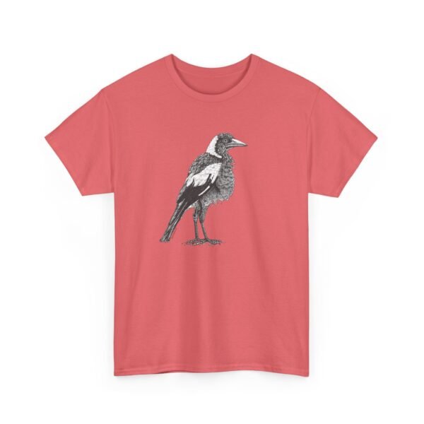 Australian Magpie Adult Unisex Cotton T-Shirt - Image 17