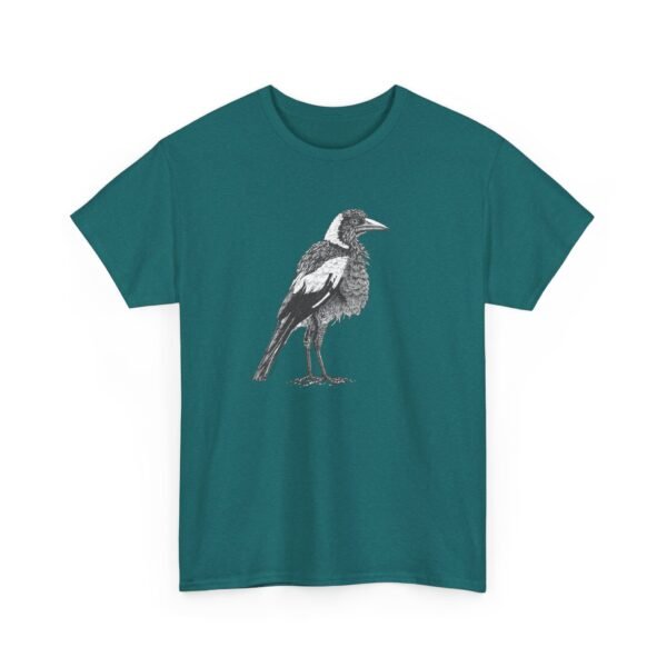 Australian Magpie Adult Unisex Cotton T-Shirt - Image 33