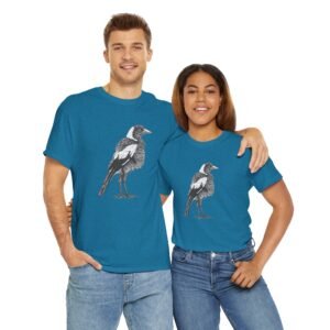 Australian Magpie Adult Unisex Cotton T-Shirt