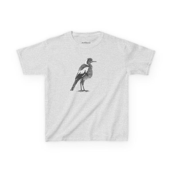 Australian Magpie Kids Unisex Cotton T-Shirt - Image 16