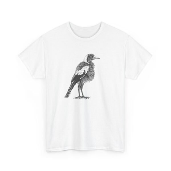 Australian Magpie Adult Unisex Cotton T-Shirt - Image 31