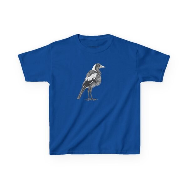 Australian Magpie Kids Unisex Cotton T-Shirt - Image 13