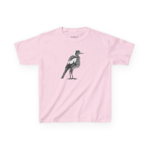 Australian Magpie Kids Unisex Cotton T-Shirt - Image 14
