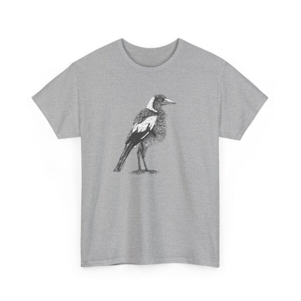 Australian Magpie Adult Unisex Cotton T-Shirt - Image 29