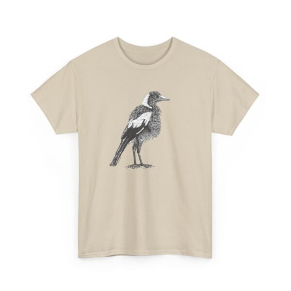 Australian Magpie Adult Unisex Cotton T-Shirt - Image 27