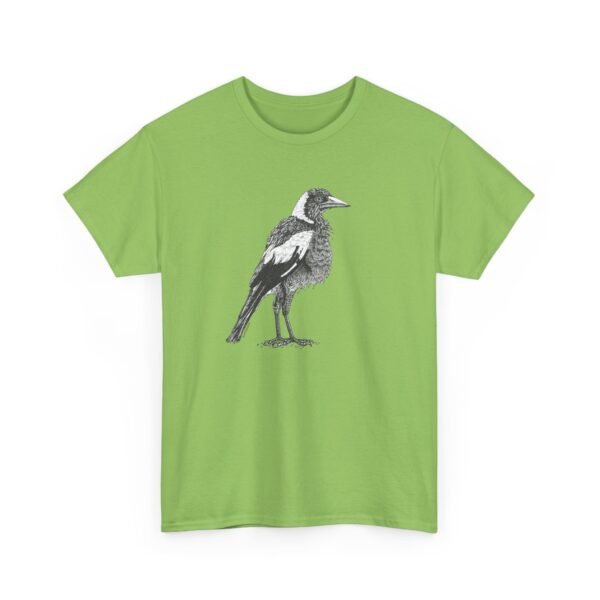 Australian Magpie Adult Unisex Cotton T-Shirt - Image 39