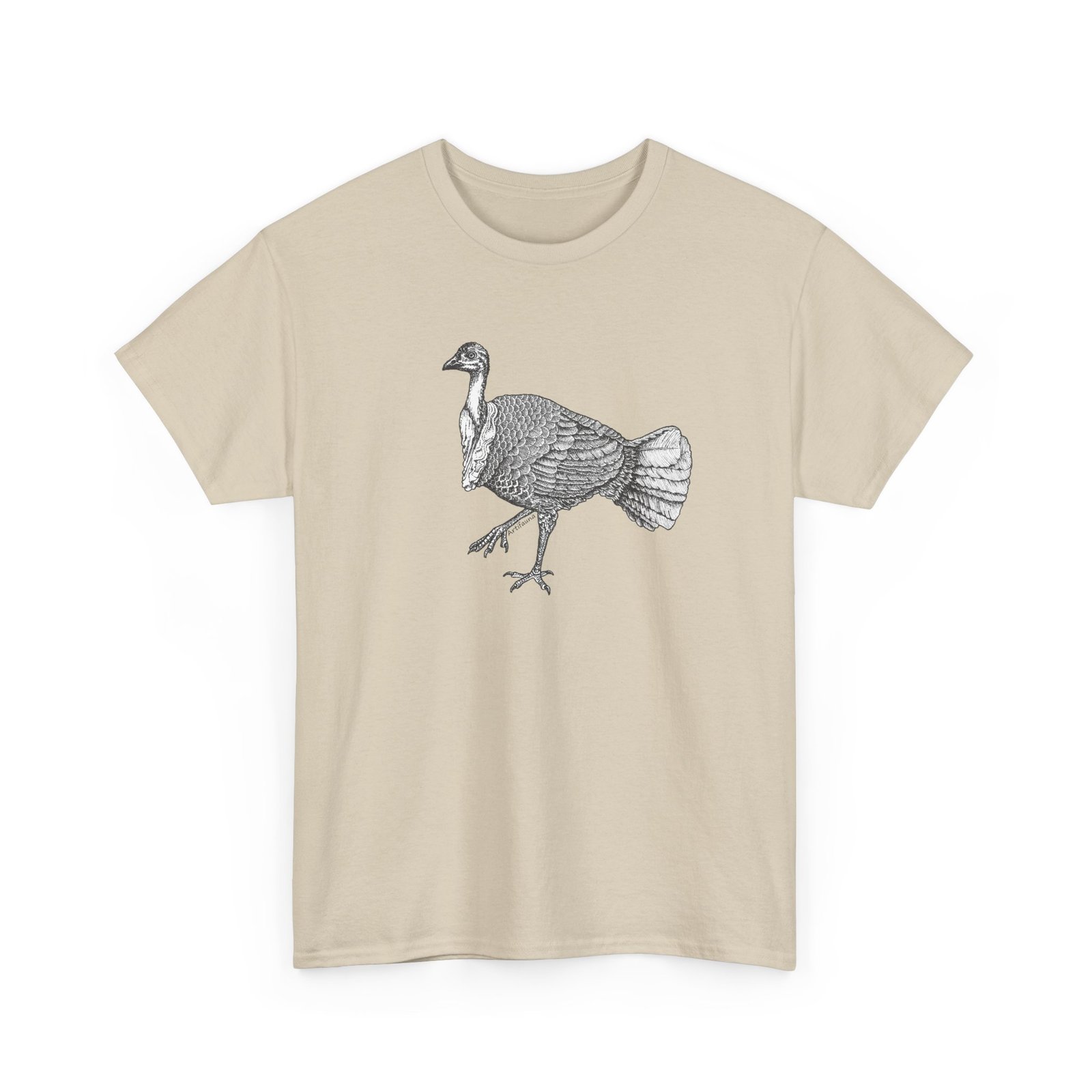 Australian Brush Turkey Adult Unisex Cotton TShirt - Image 16
