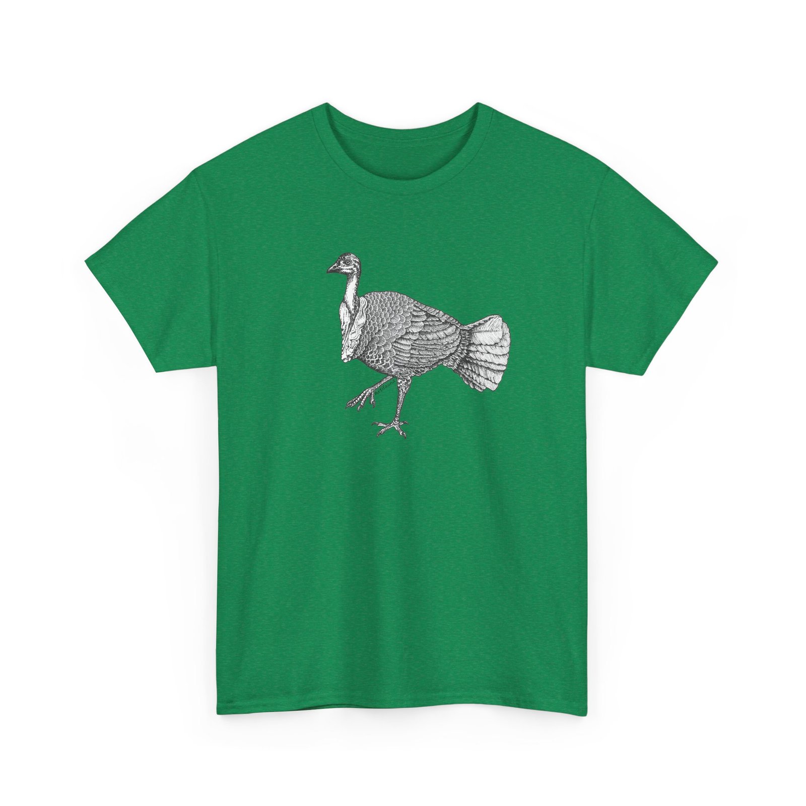 Australian Brush Turkey Adult Unisex Cotton TShirt - Image 20
