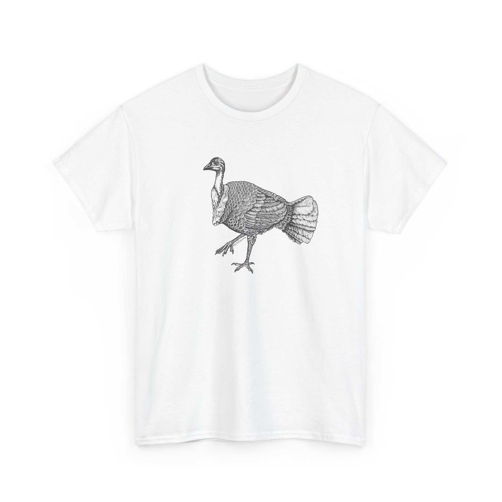 Australian Brush Turkey Adult Unisex Cotton TShirt - Image 13