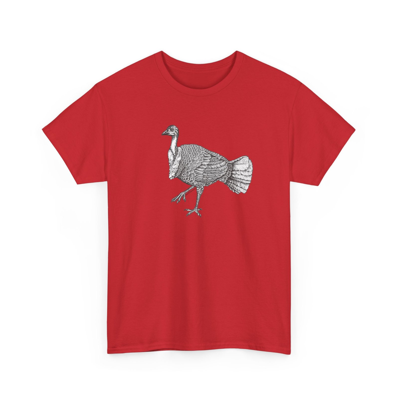 Australian Brush Turkey Adult Unisex Cotton TShirt - Image 26
