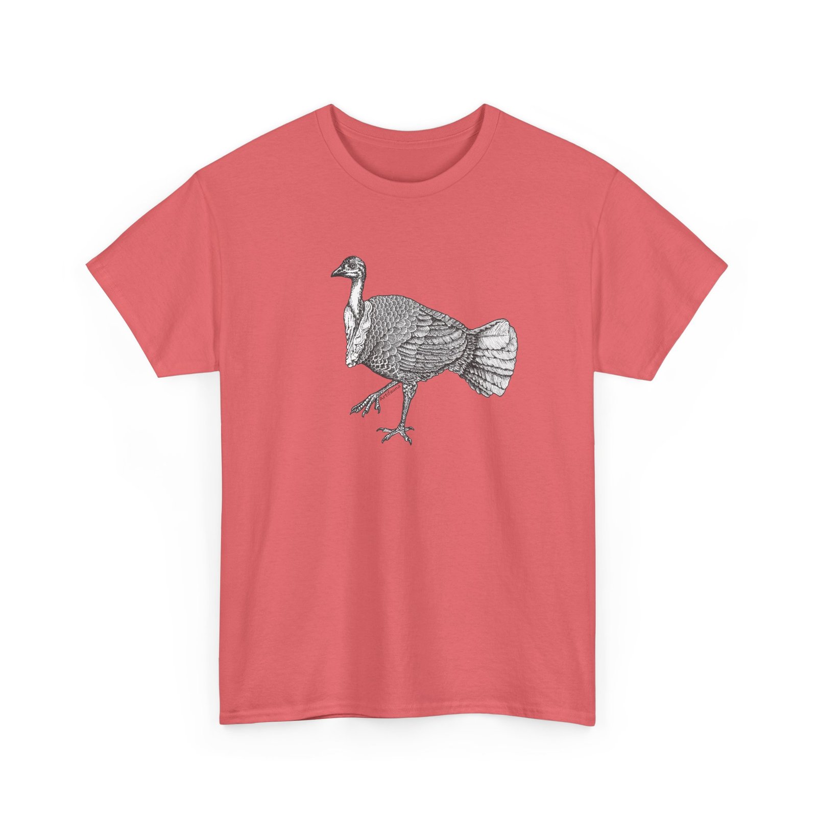 Australian Brush Turkey Adult Unisex Cotton TShirt - Image 14