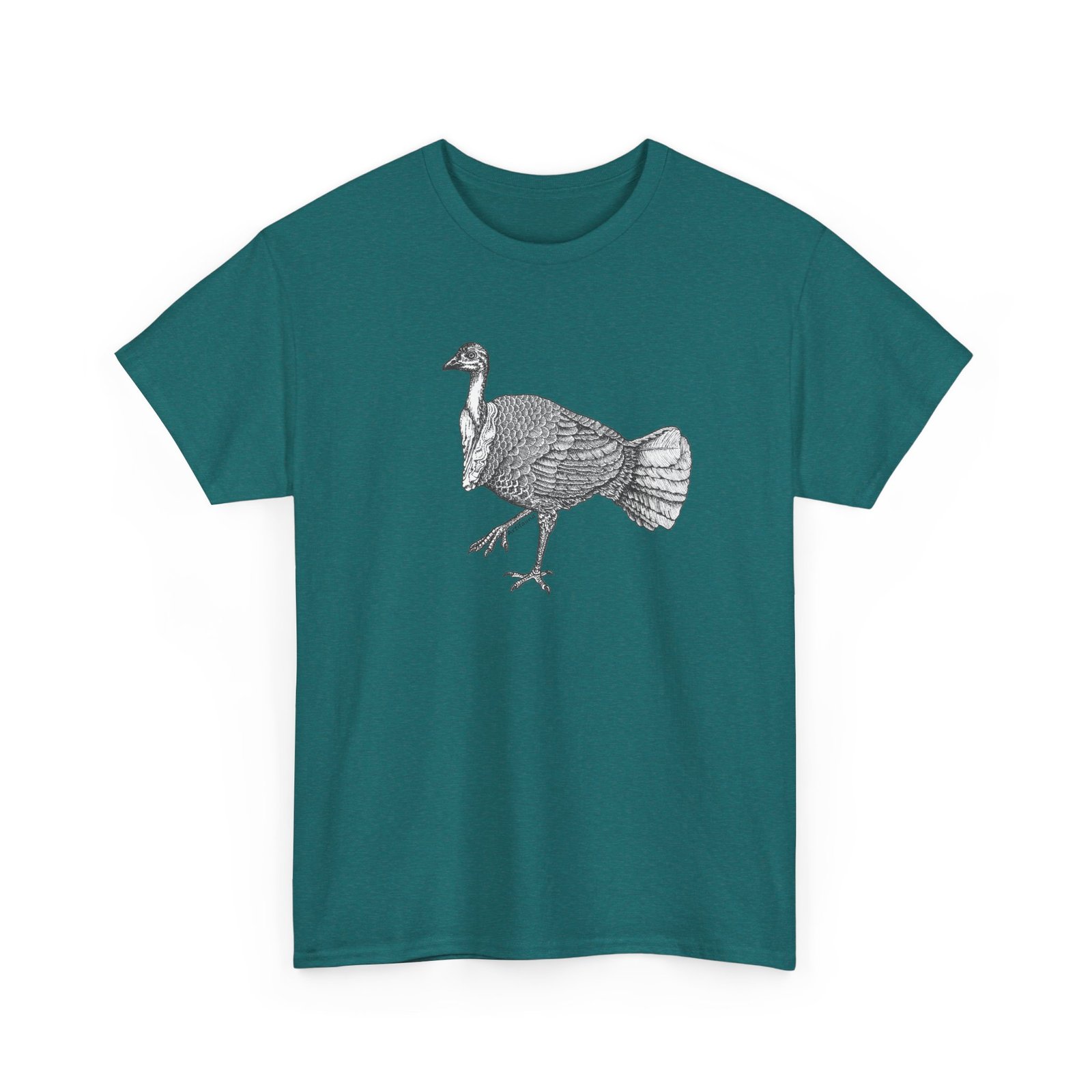 Australian Brush Turkey Adult Unisex Cotton TShirt - Image 22