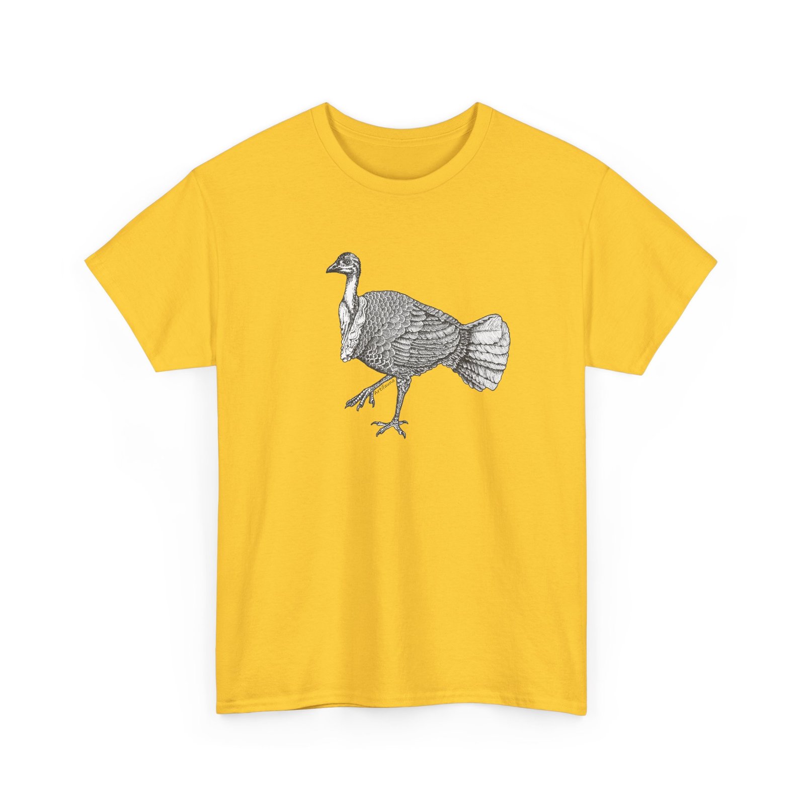 Australian Brush Turkey Adult Unisex Cotton TShirt - Image 18