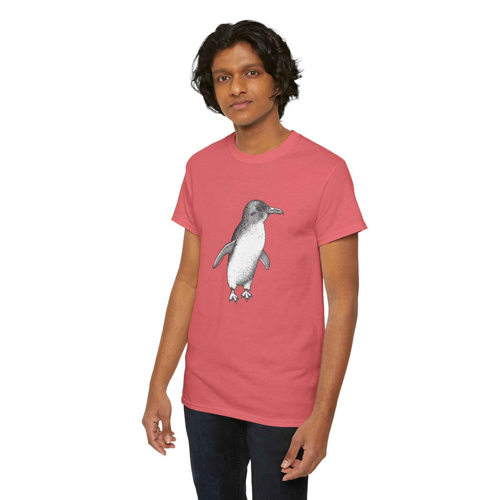 Little Fairy Penguin Adult Unisex Cotton T-Shirt - Image 15