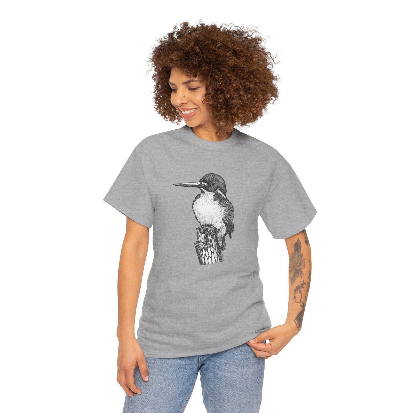 Kingfisher Adult Unisex Cotton T-Shirt - Image 14