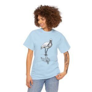 Royal Spoonbill Adult Unisex Cotton T-Shirt