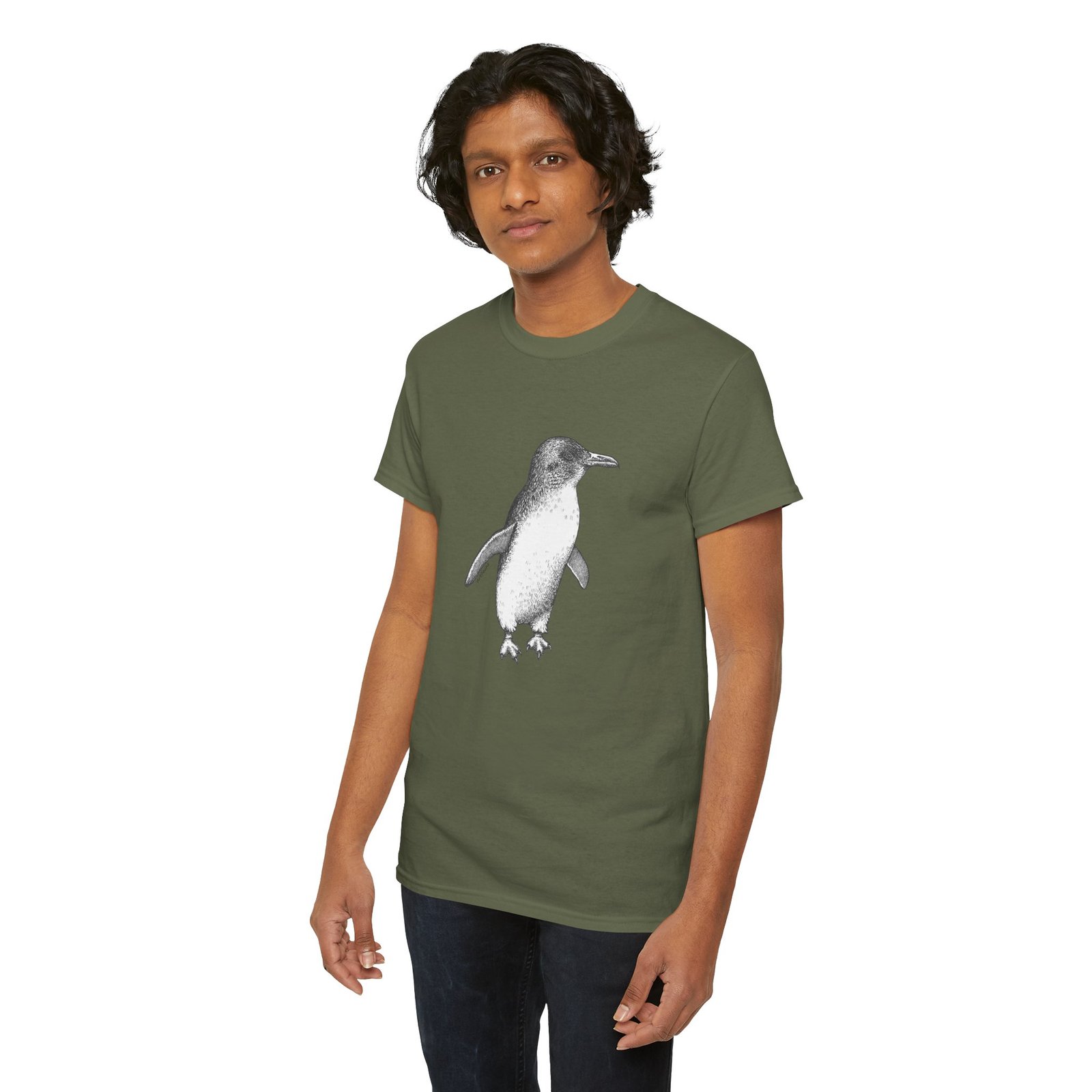 Little Fairy Penguin Adult Unisex Cotton T-Shirt - Image 27