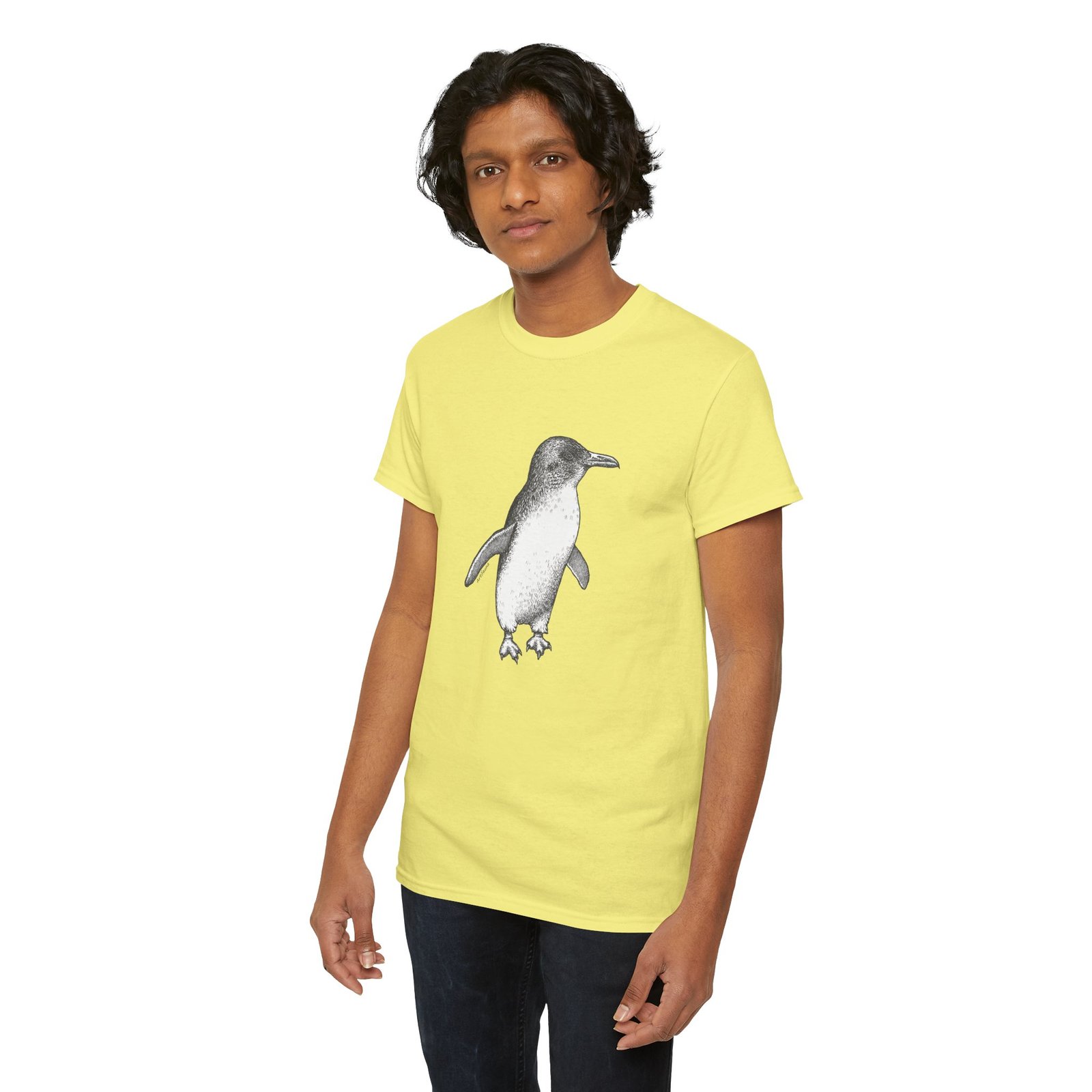 Little Fairy Penguin Adult Unisex Cotton T-Shirt - Image 16