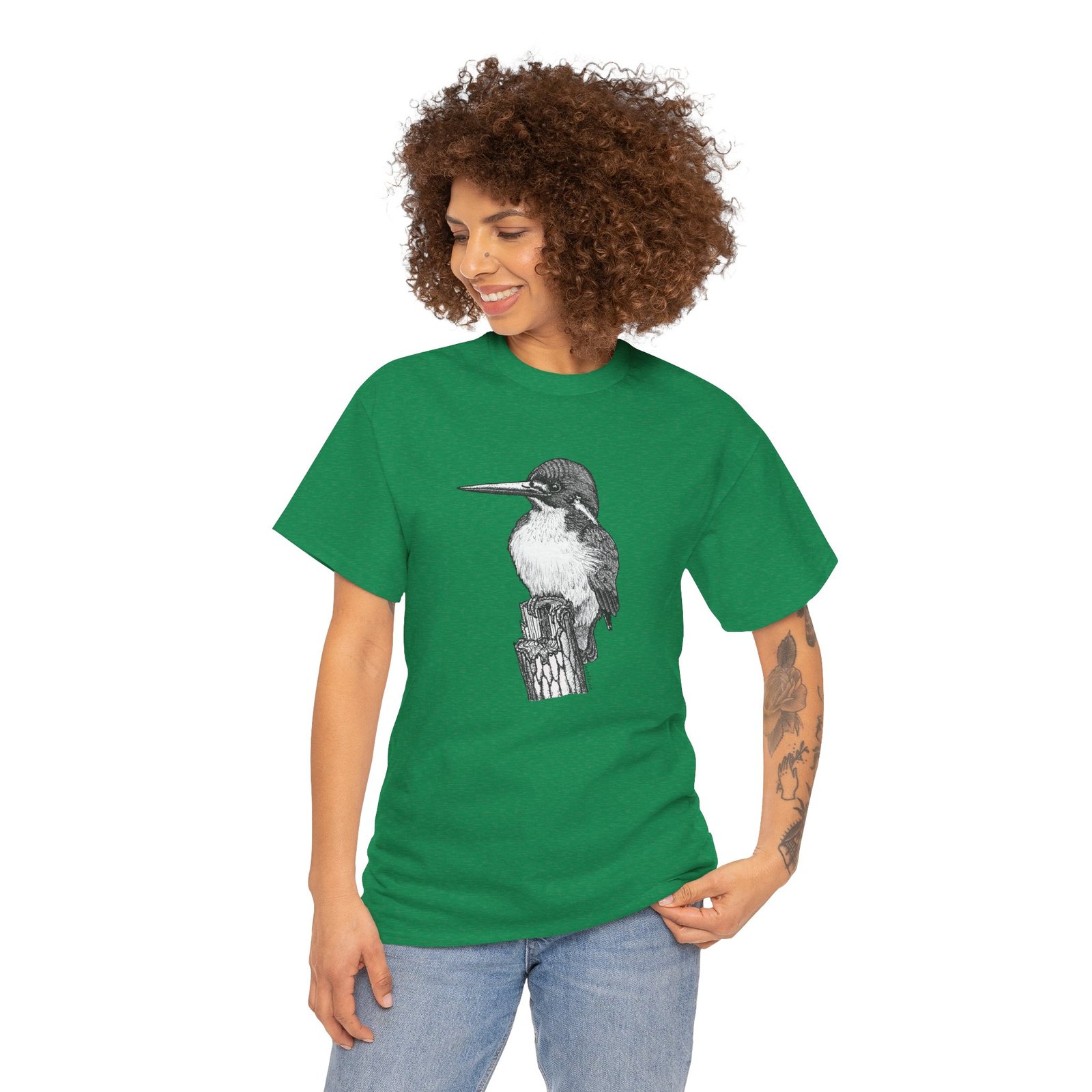 Kingfisher Adult Unisex Cotton T-Shirt - Image 18