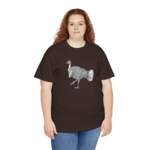 Australian Brush Turkey Adult Unisex Cotton TShirt