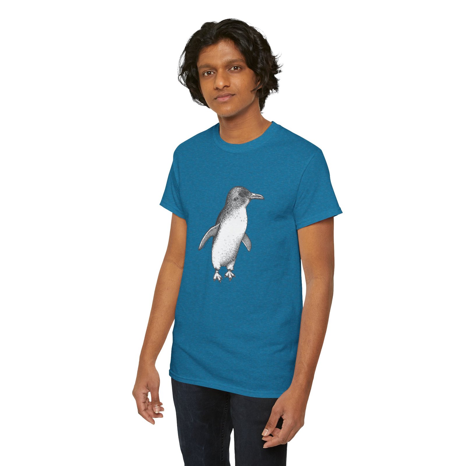 Little Fairy Penguin Adult Unisex Cotton T-Shirt - Image 12