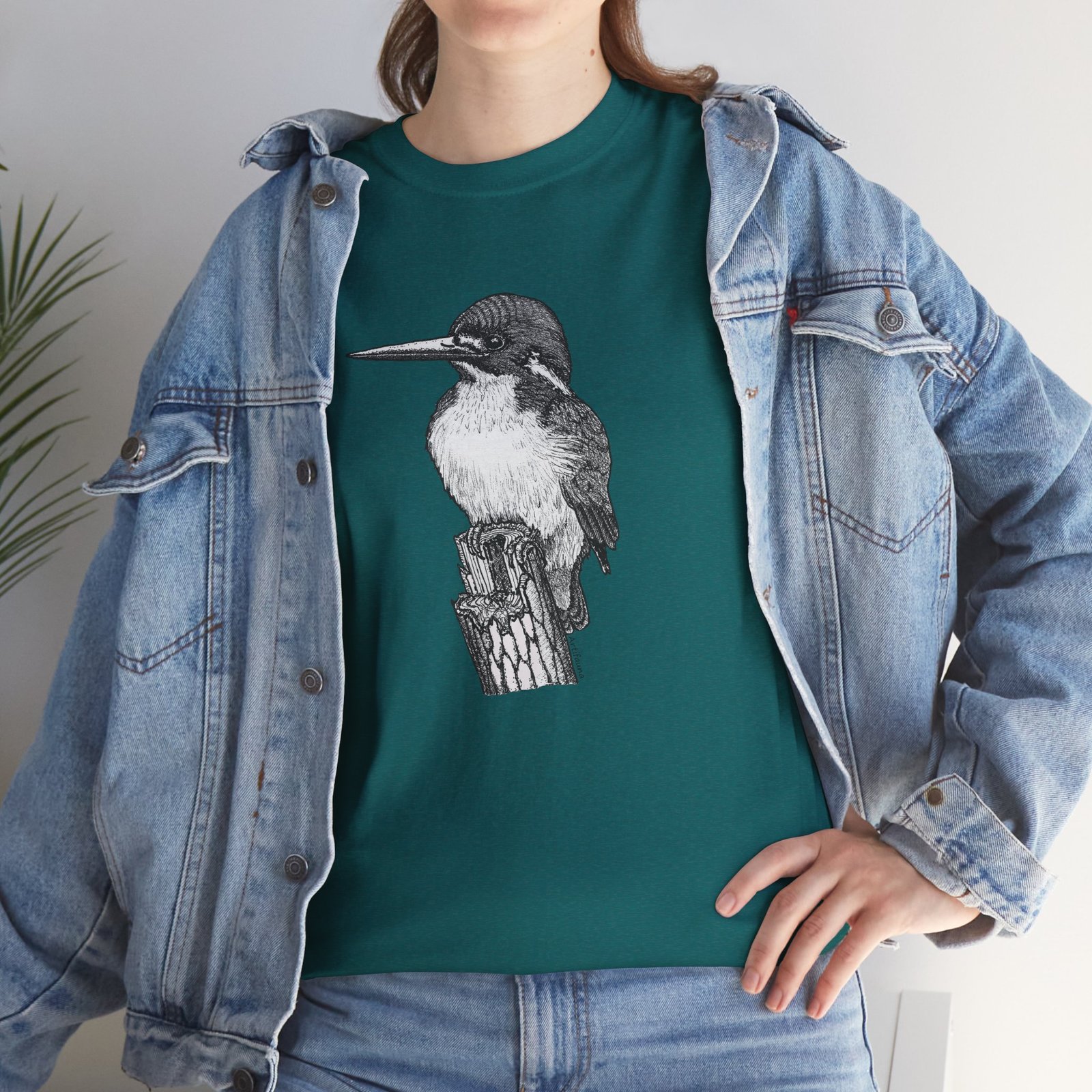Kingfisher Adult Unisex Cotton T-Shirt - Image 7