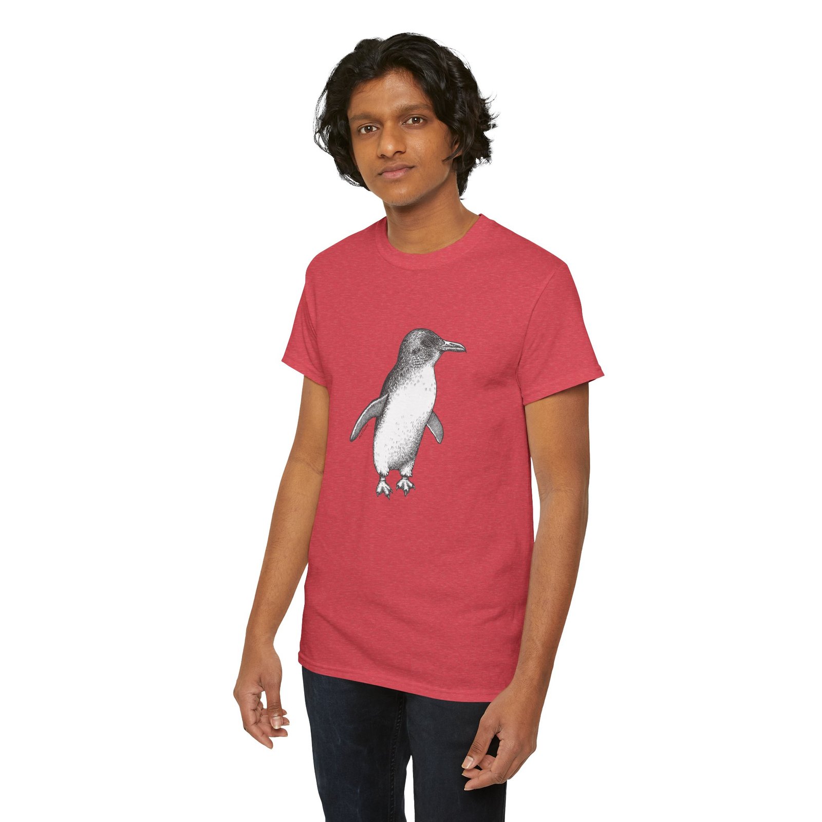 Little Fairy Penguin Adult Unisex Cotton T-Shirt - Image 17