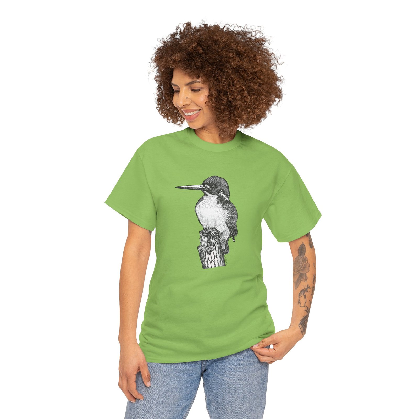 Kingfisher Adult Unisex Cotton T-Shirt - Image 16