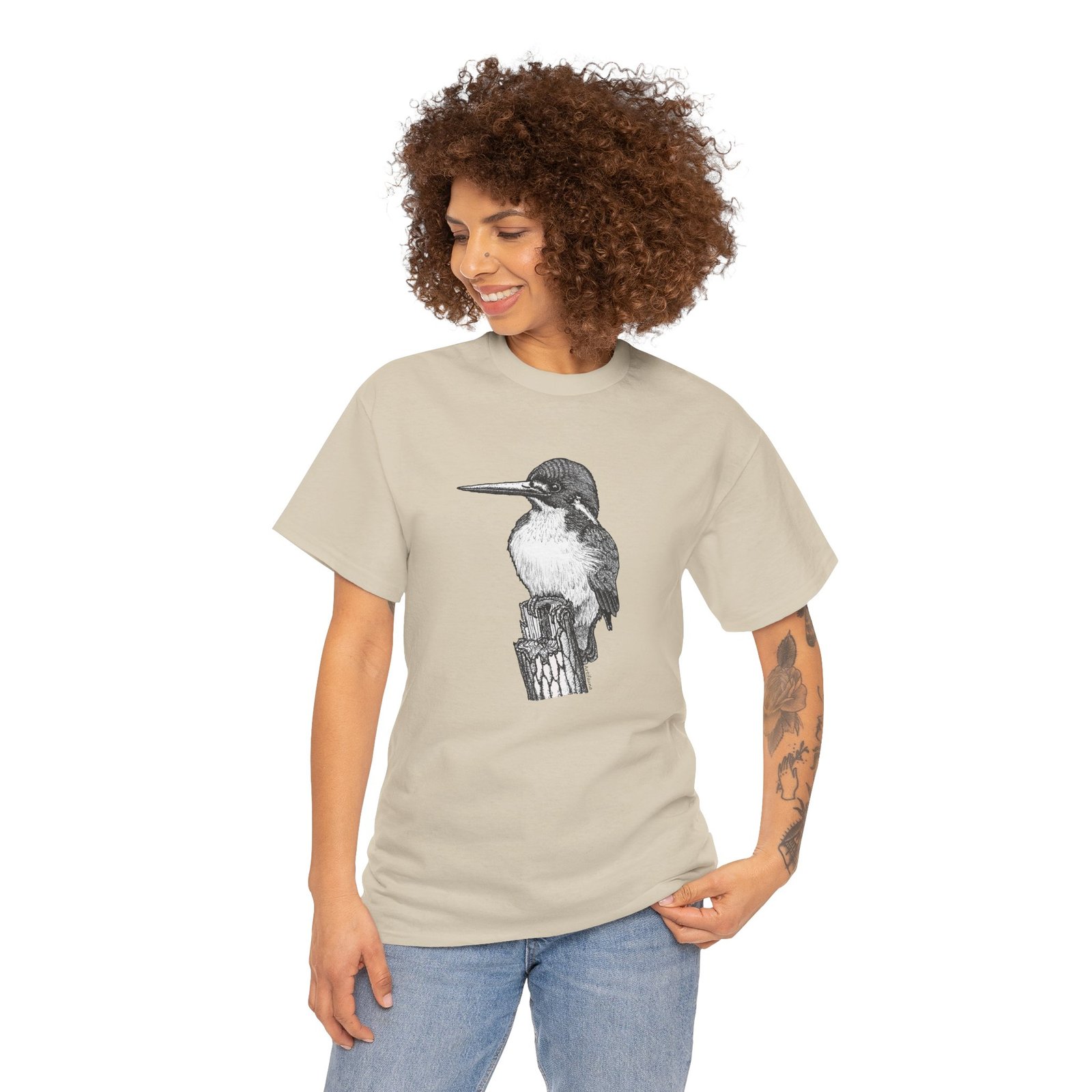 Kingfisher Adult Unisex Cotton T-Shirt - Image 13