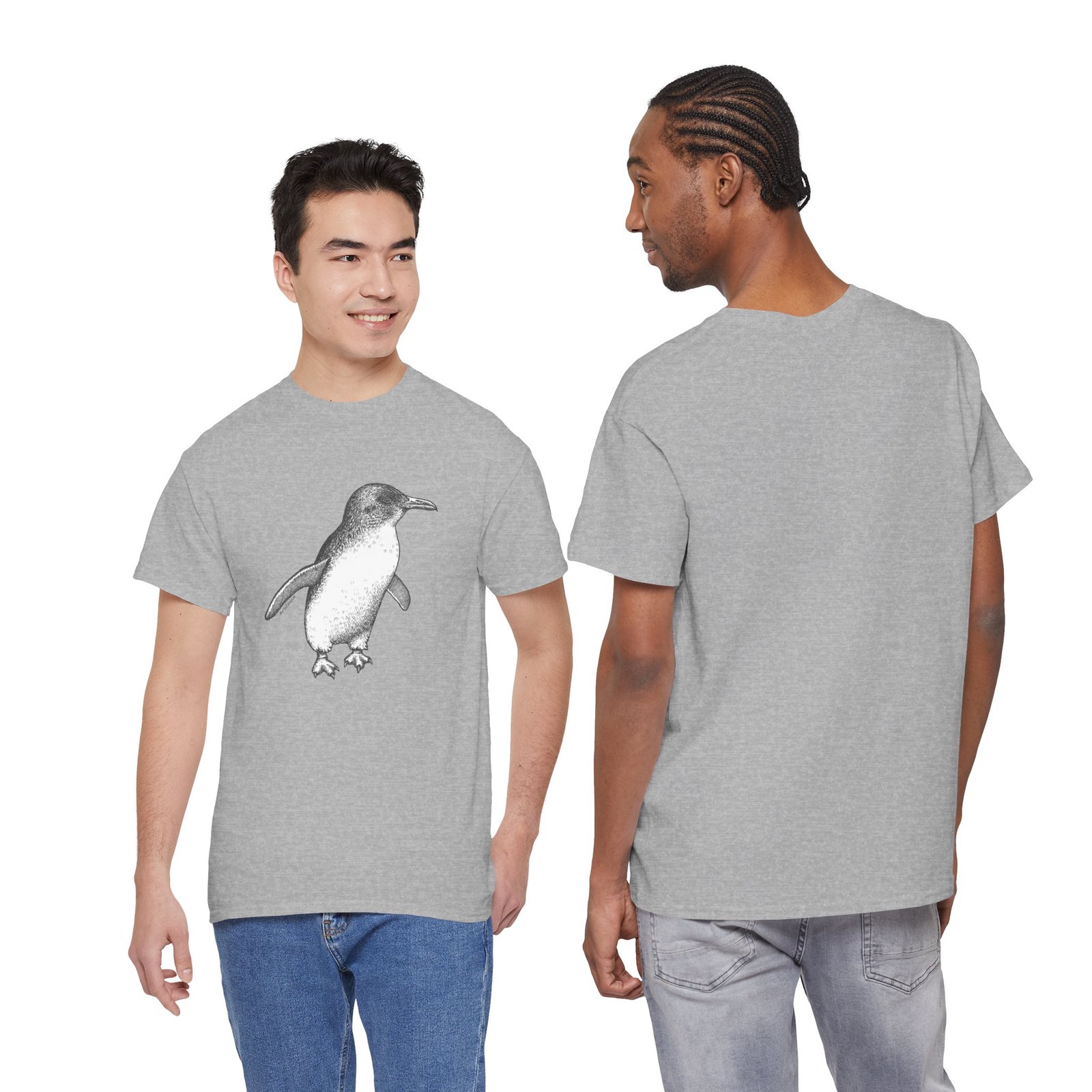 Little Fairy Penguin Adult Unisex Cotton T-Shirt - Image 11