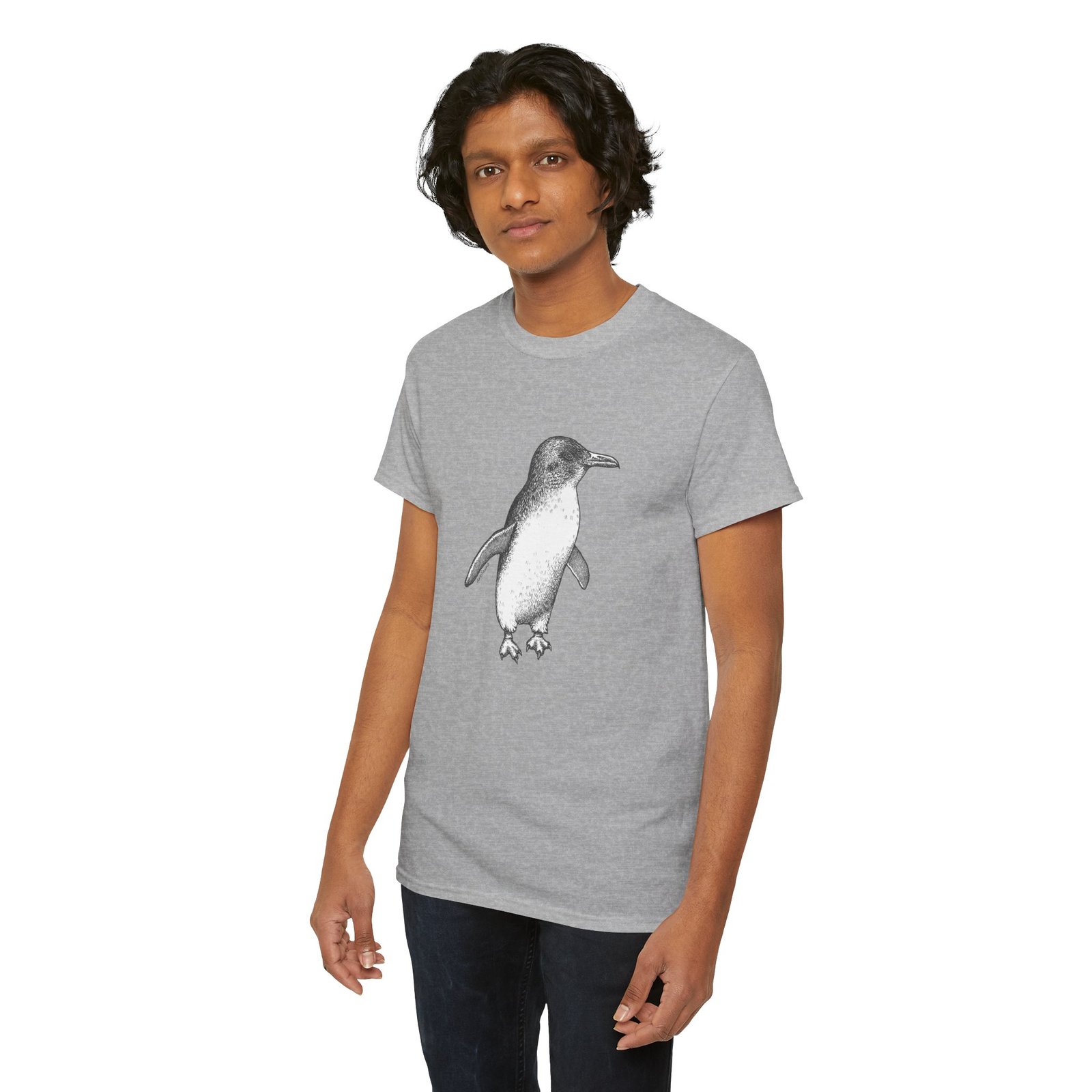 Little Fairy Penguin Adult Unisex Cotton T-Shirt