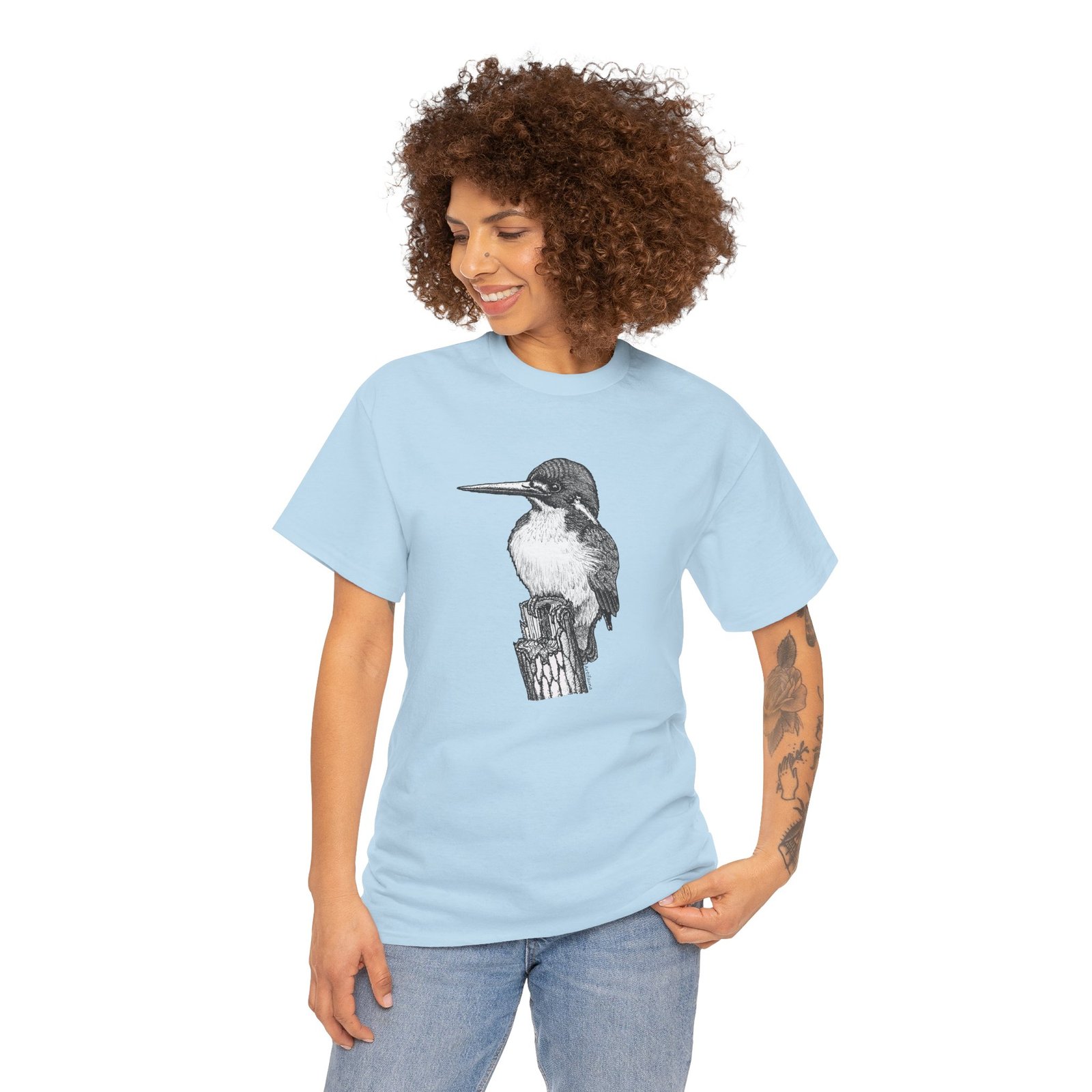 Kingfisher Adult Unisex Cotton T-Shirt - Image 19