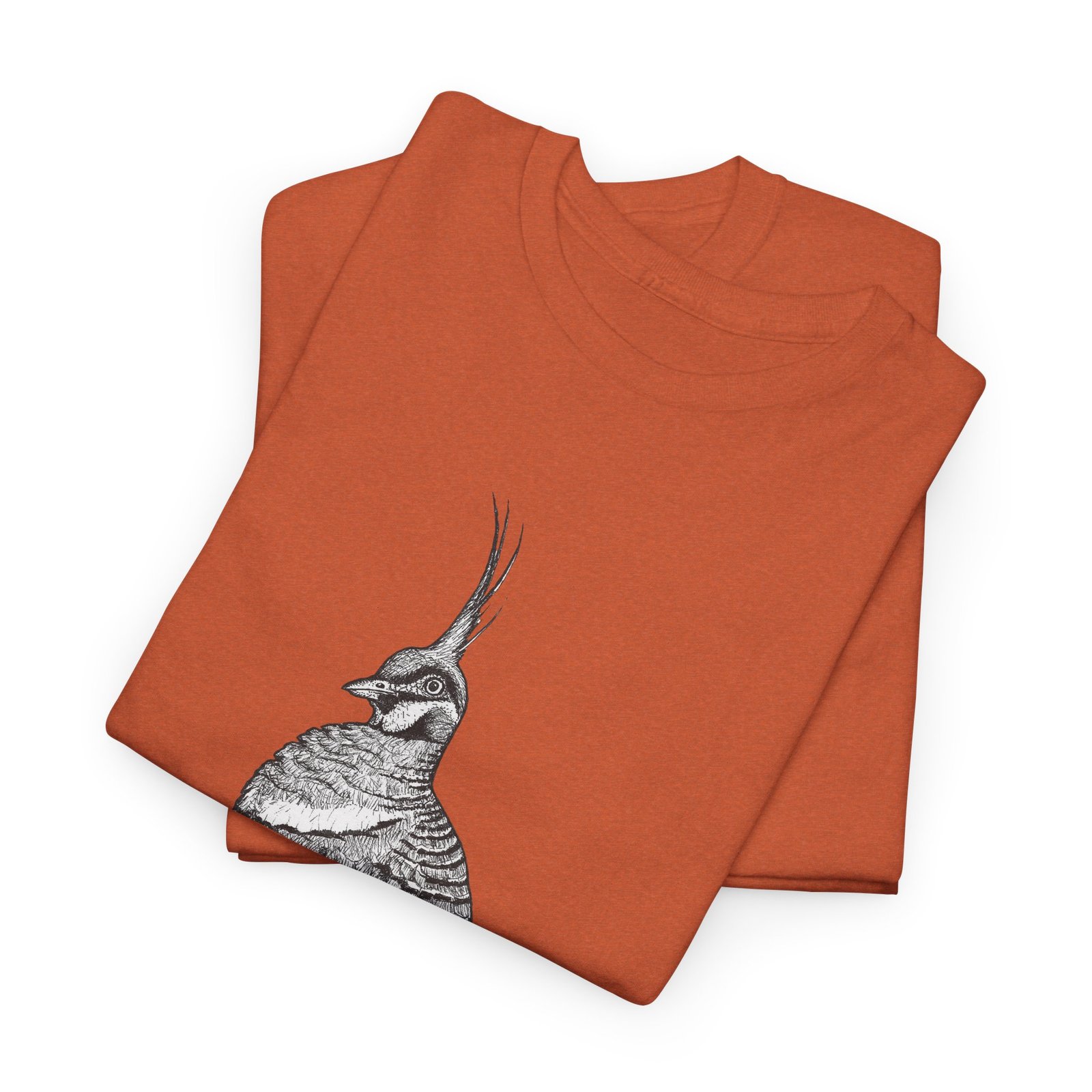Spinifex Pigeon Adult Unisex Cotton T-Shirt - Image 3