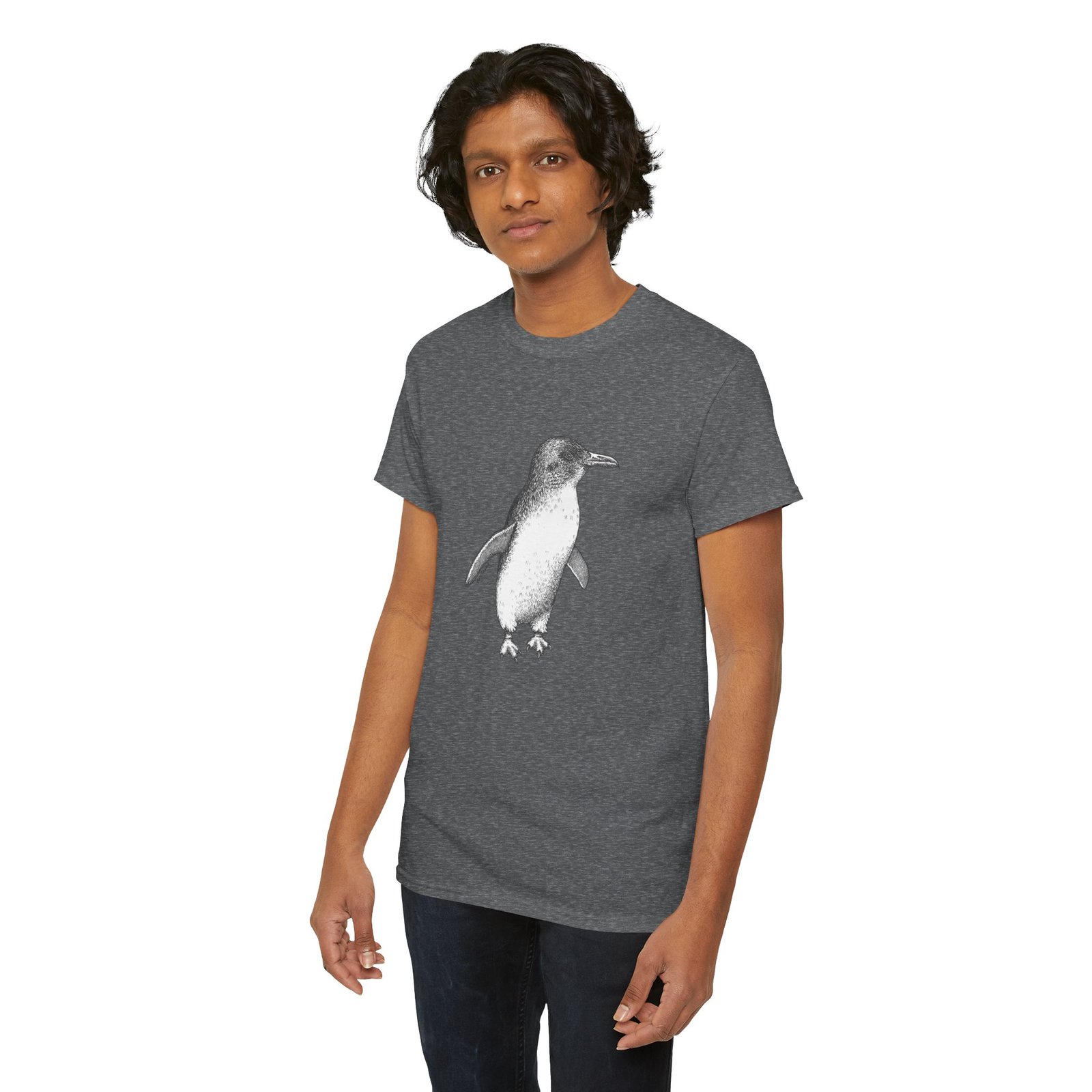 Little Fairy Penguin Adult Unisex Cotton T-Shirt - Image 25