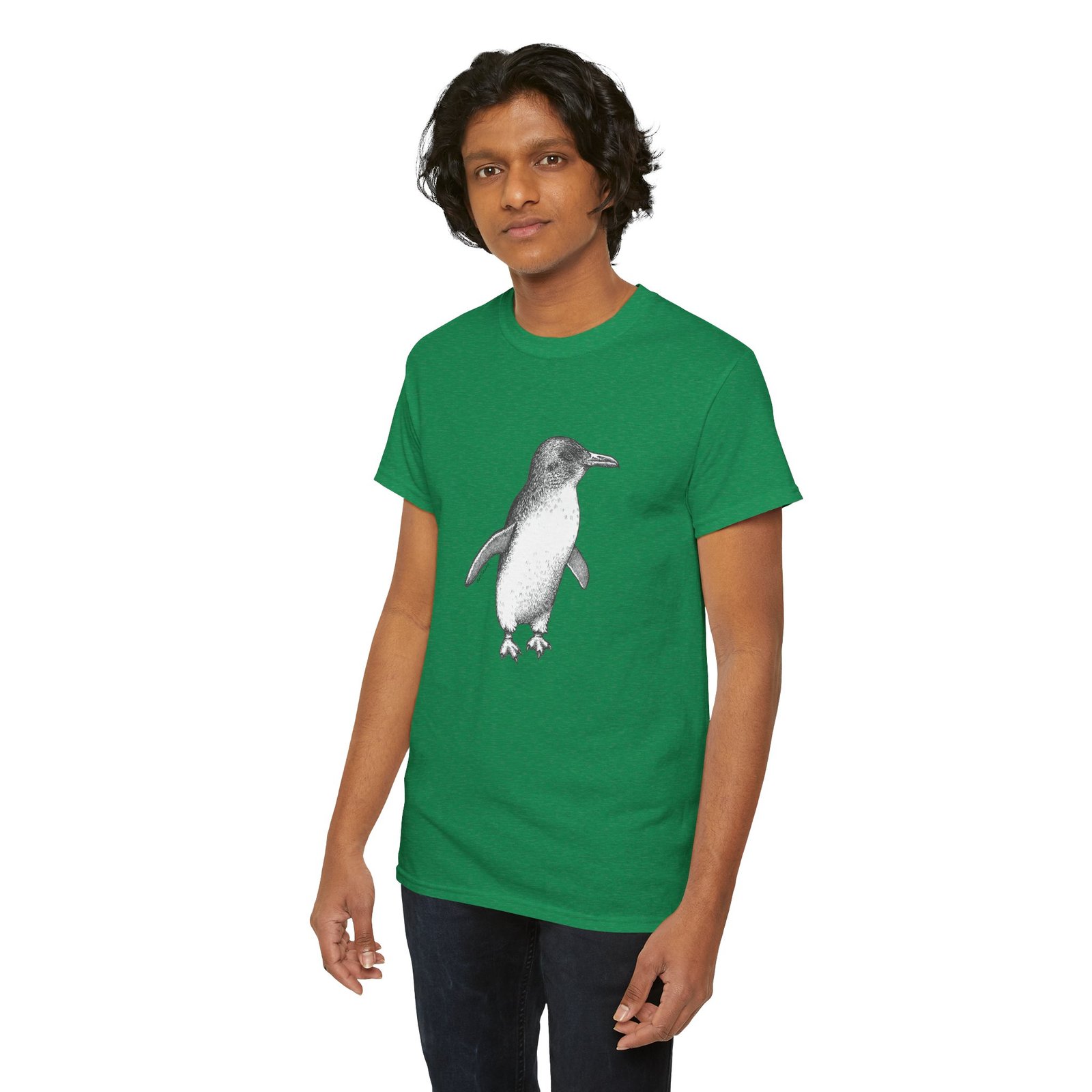 Little Fairy Penguin Adult Unisex Cotton T-Shirt - Image 13