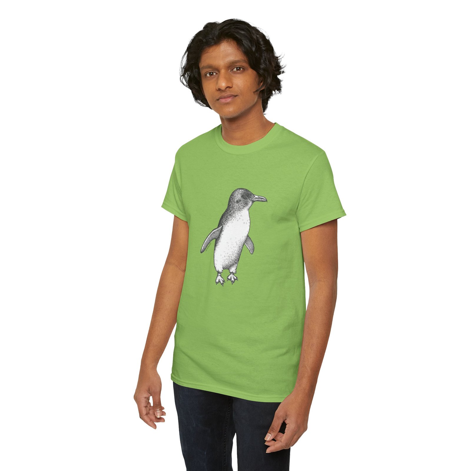 Little Fairy Penguin Adult Unisex Cotton T-Shirt - Image 26