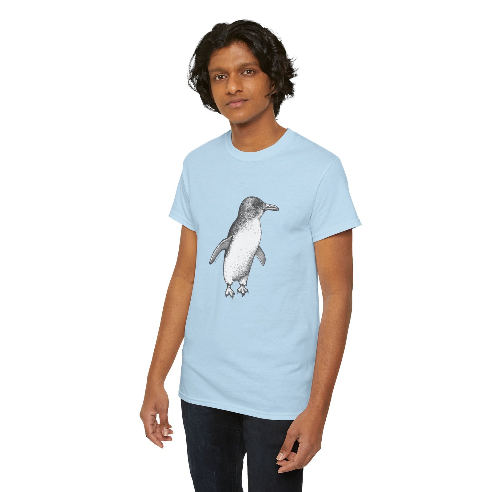 Little Fairy Penguin Adult Unisex Cotton T-Shirt - Image 18