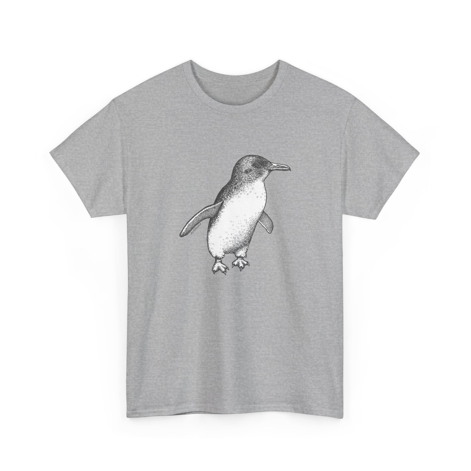 Little Fairy Penguin Adult Unisex Cotton T-Shirt - Image 10