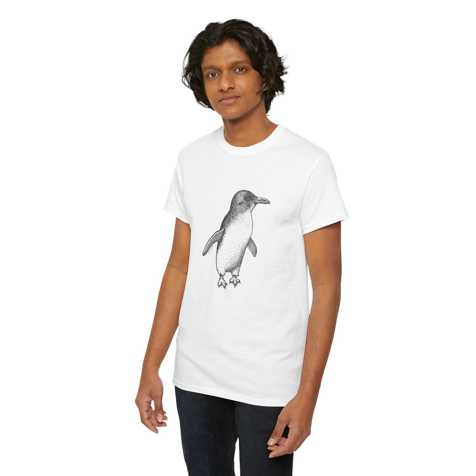 Little Fairy Penguin Adult Unisex Cotton T-Shirt - Image 21
