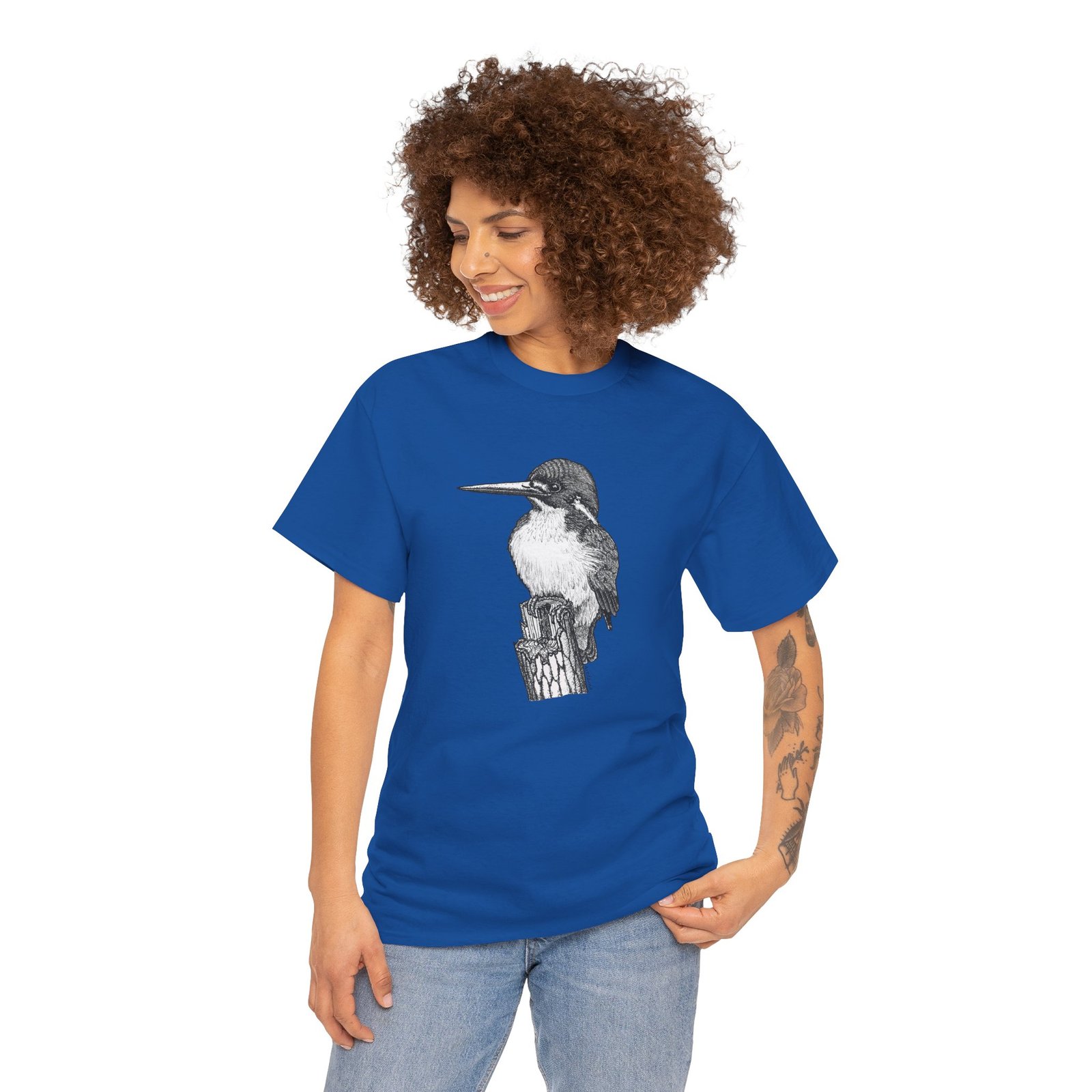 Kingfisher Adult Unisex Cotton T-Shirt - Image 22