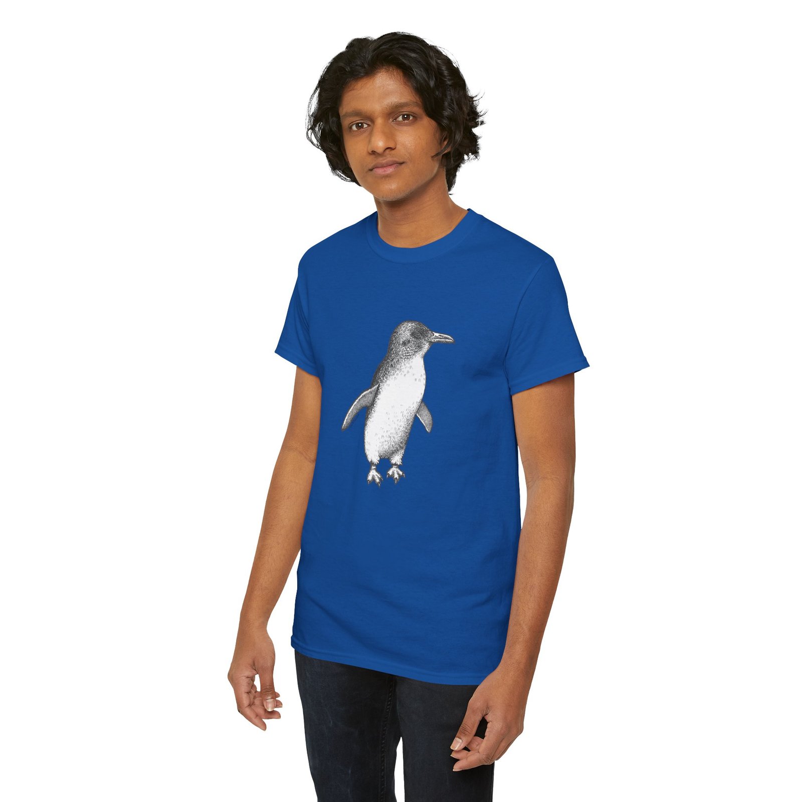 Little Fairy Penguin Adult Unisex Cotton T-Shirt - Image 19