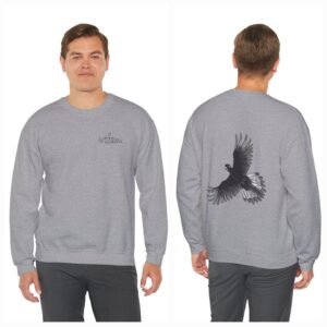 Yellow Tail Black Cockatoo Unisex Crewneck Sweatshirt