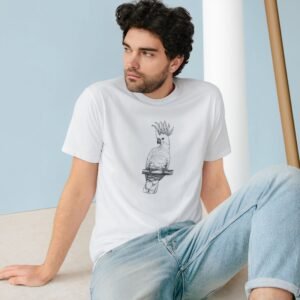 Cockatoo -Sulpher-crested, Organic Cotton Unisex T-shirt