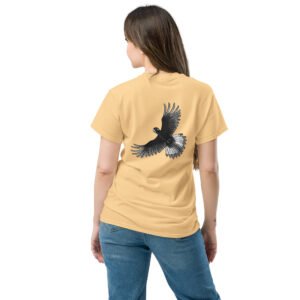 Black Cockatoo on Back Unisex T-Shirt